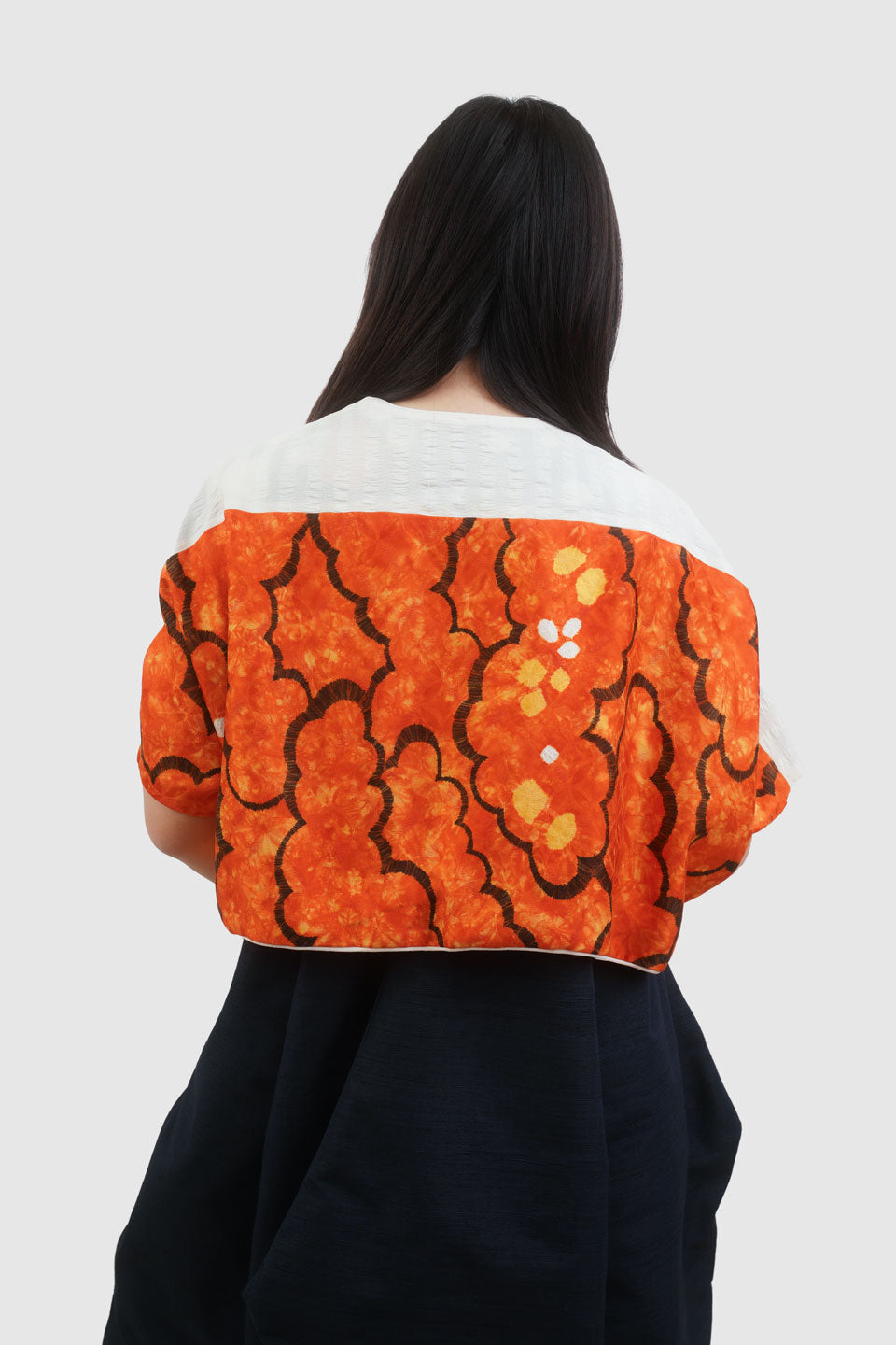 Silk Reversible 4-Way Bolero Jacket | Dokujisei