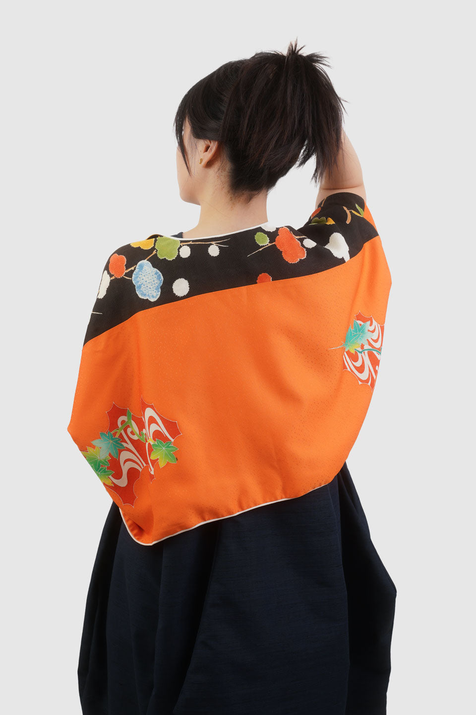 Silk Reversible 4-Way Bolero Jacket | Dokujisei